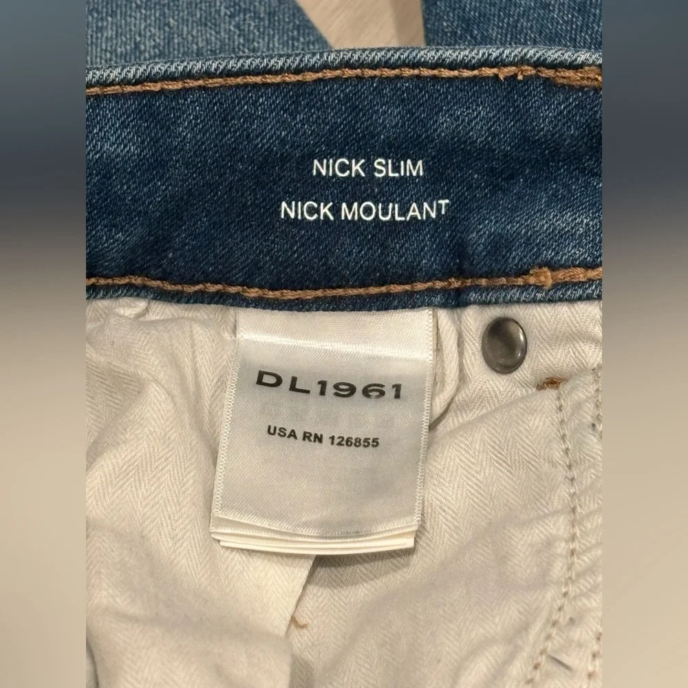 DL1961 Men's Deep Indigo Straight Jeans Size 36/34